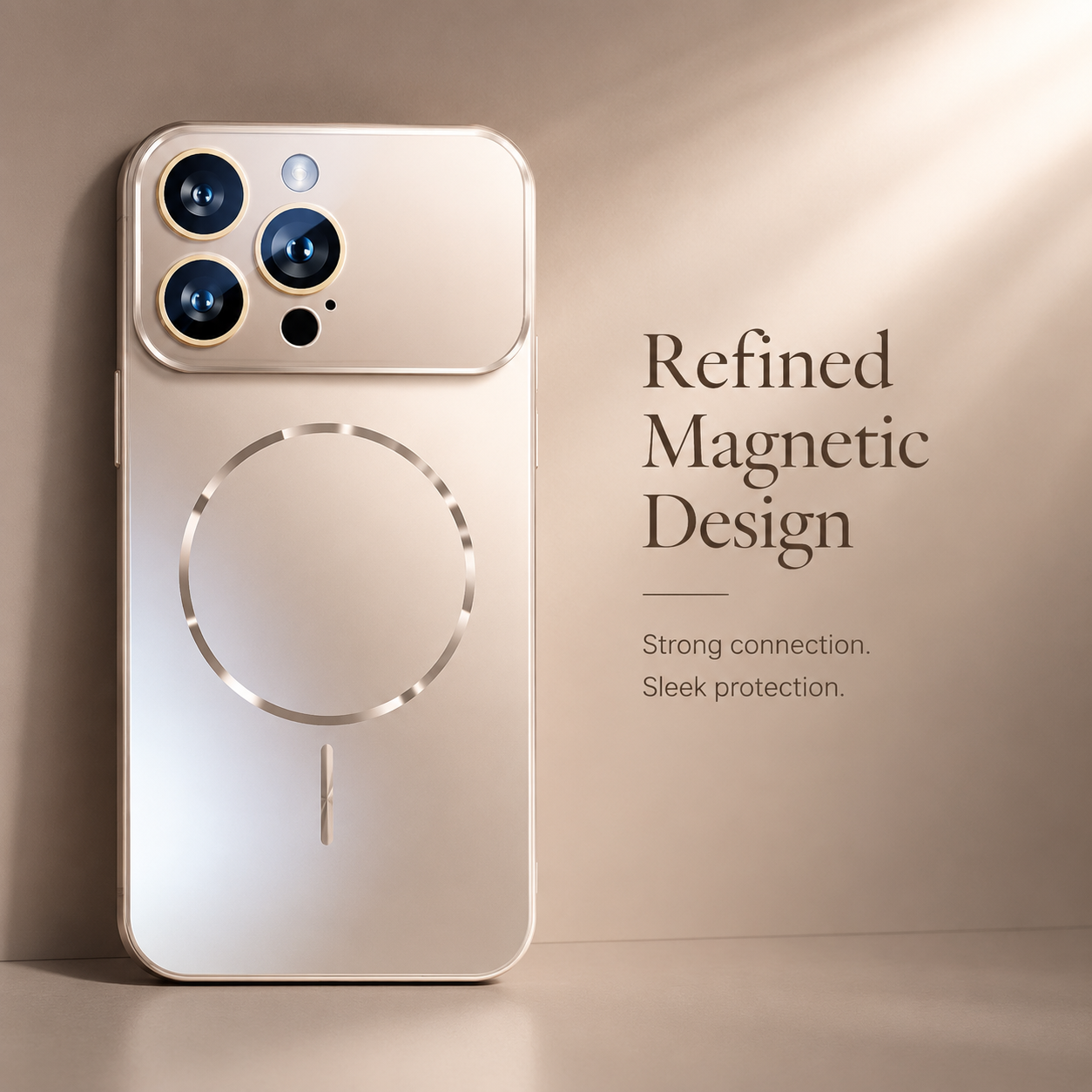 Luxury iPhone Case MagSafe Compatible Magnetic Shockproof Cover Camera Lens Protection Ultra Thin Anti Glare Nano Matte Hard Back Full Coverage