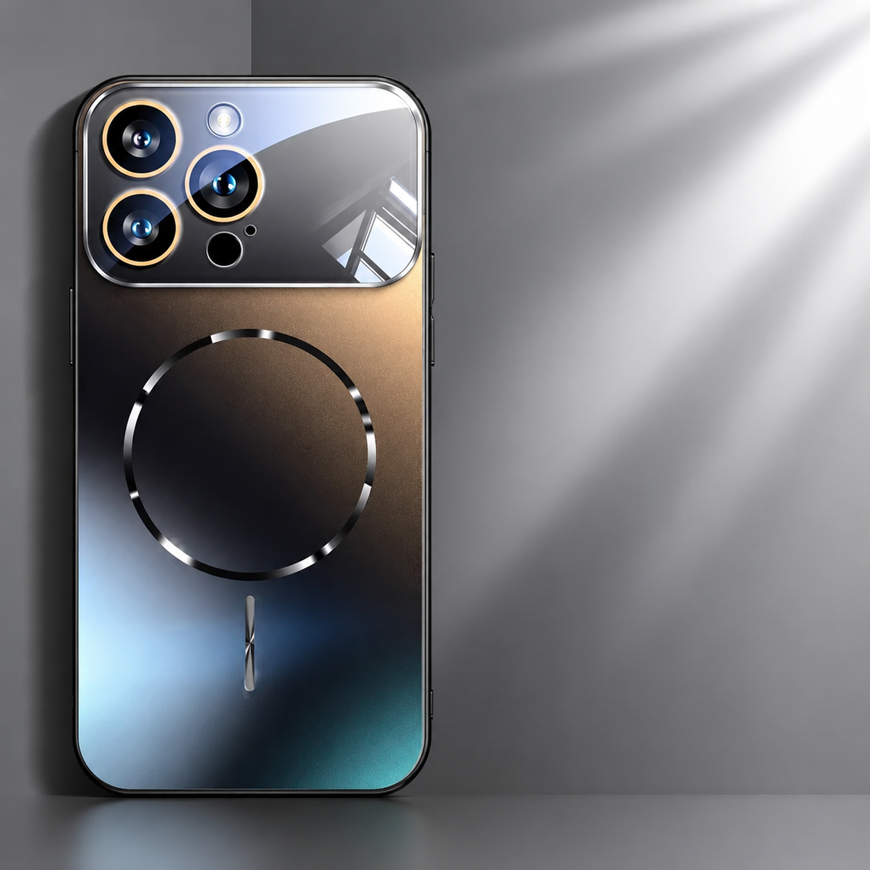 Luxury iPhone Case MagSafe Compatible Magnetic Shockproof Cover Camera Lens Protection Ultra Thin Anti Glare Nano Matte Hard Back Full Coverage
