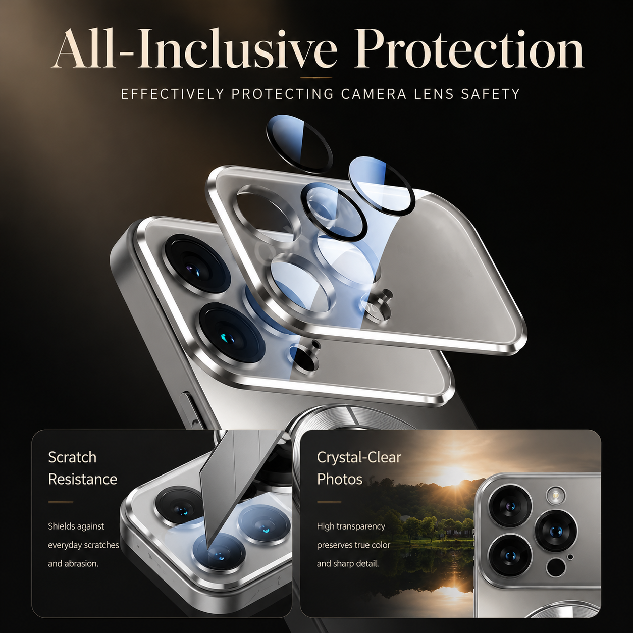 Luxury iPhone Case MagSafe Compatible Magnetic Shockproof Cover Metallic Matte PC TPU Protective Back Camera Lens Protection Ultra Thin Full Coverage