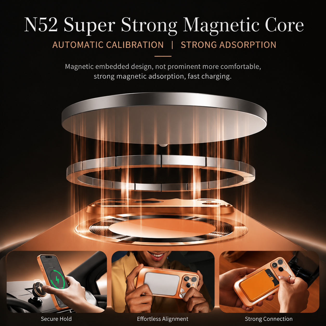 Luxury iPhone Case MagSafe Compatible Magnetic Shockproof Cover Titanium Metallic Matte PC TPU Back Camera Lens Protection Ultra Thin Full Coverage