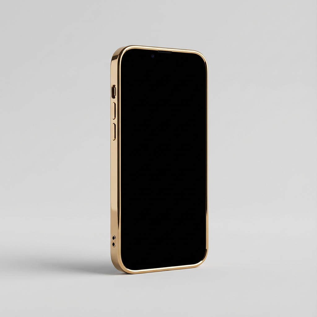 Luxury Desert Gold MagSafe iPhone Case - Clear Soft Cover with Magnetic Wireless Charging & Lens Protection | Case for iPhone