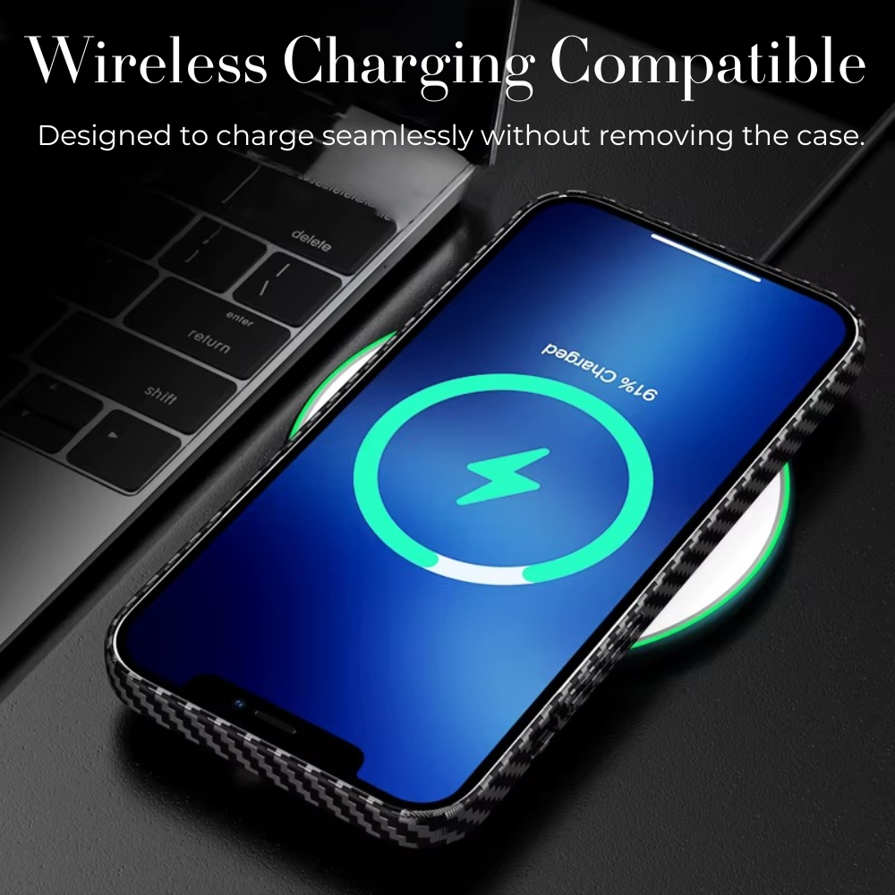 Luxury Ultra-Thin Carbon Fiber Matte iPhone Case – 0.2mm PP Back Cover for iPhone Models, Lightweight, Sleek, and Durable Protection