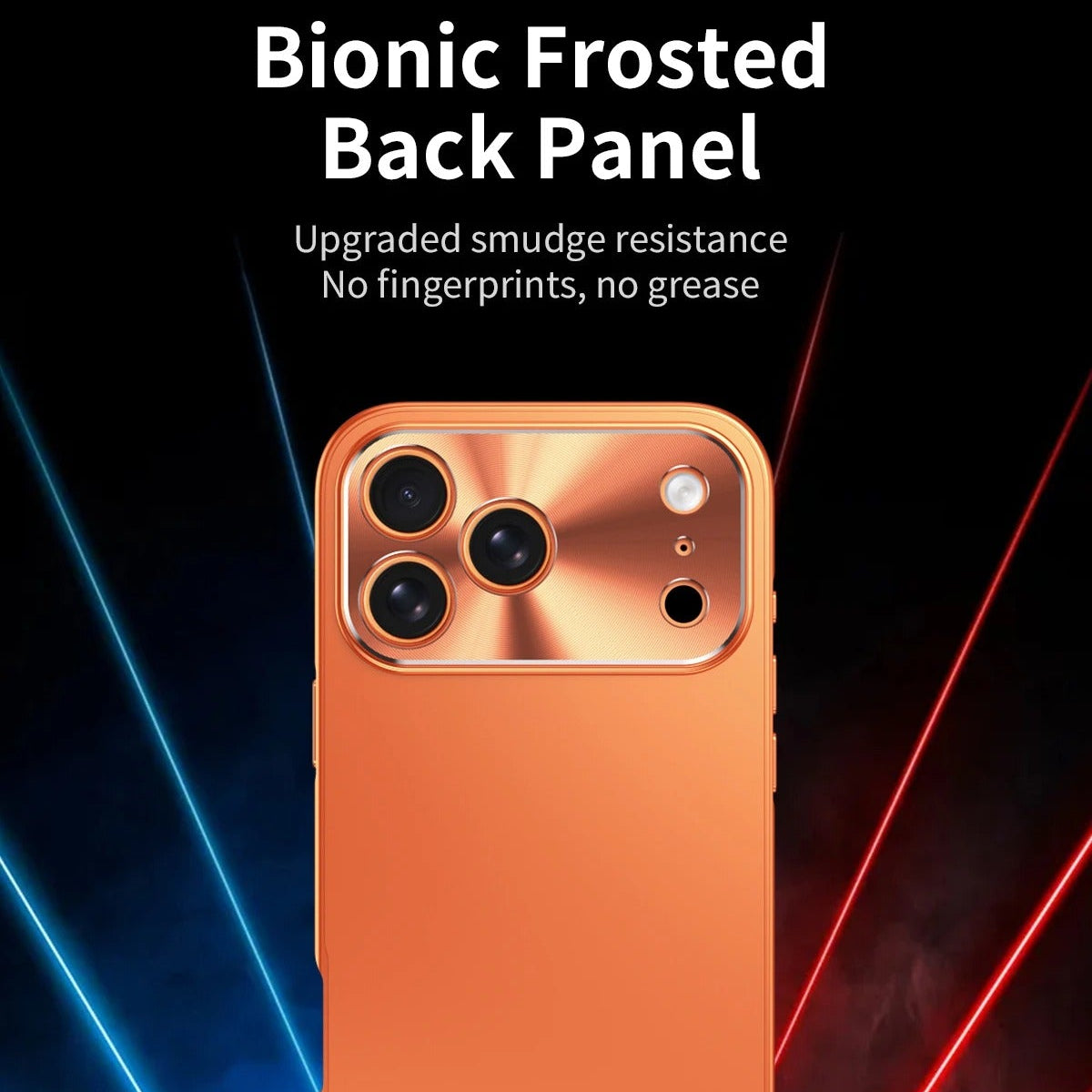 Premium Aluminum Alloy Frame iPhone Case – Ultra Thin Frosted Matte Backplate, Shockproof Protective Cover with Camera Lens Guard