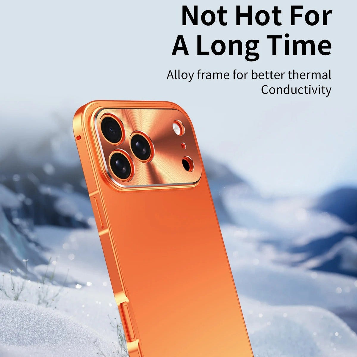 Premium Aluminum Alloy Frame iPhone Case – Ultra Thin Frosted Matte Backplate, Shockproof Protective Cover with Camera Lens Guard