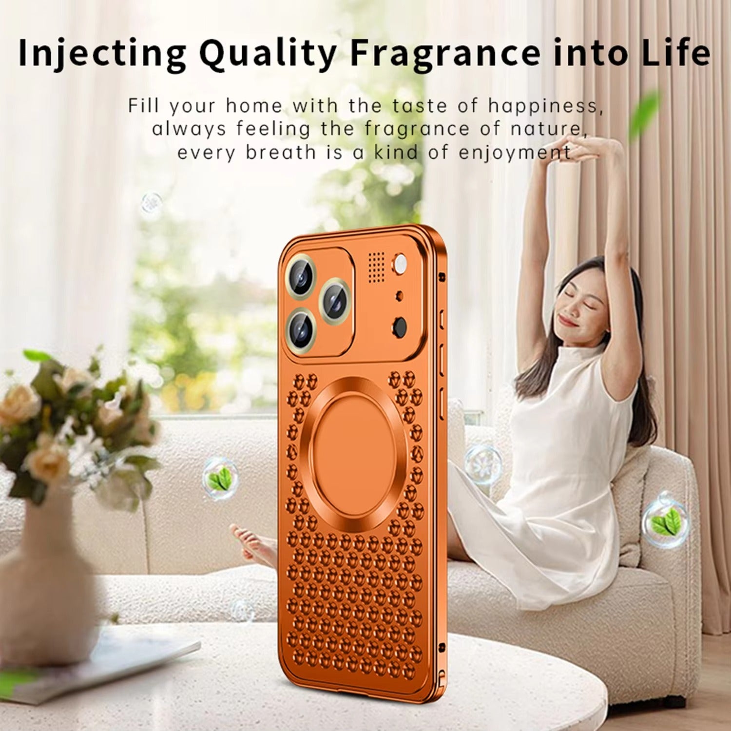 Premium Aluminum Alloy Magnetic iPhone Case – Heat Dissipation Metal Frame Cover with Shockproof Anti-Fall Protection and Camera Lens Guard