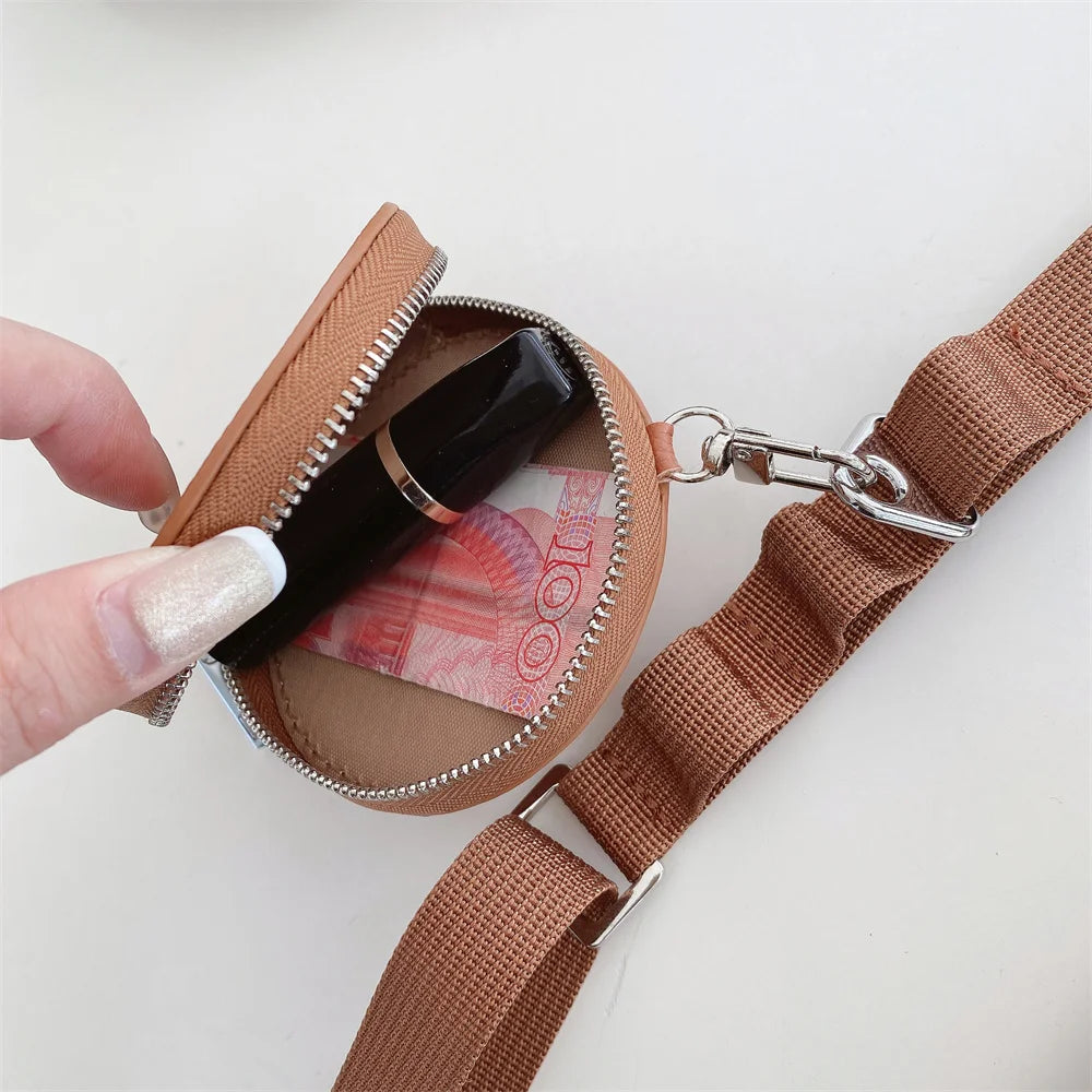 Luxury Crossbody Wallet iPhone Case – Card Slot, Coin Purse, Leather Lanyard, Protective & Stylish Cover | Case for iPhone