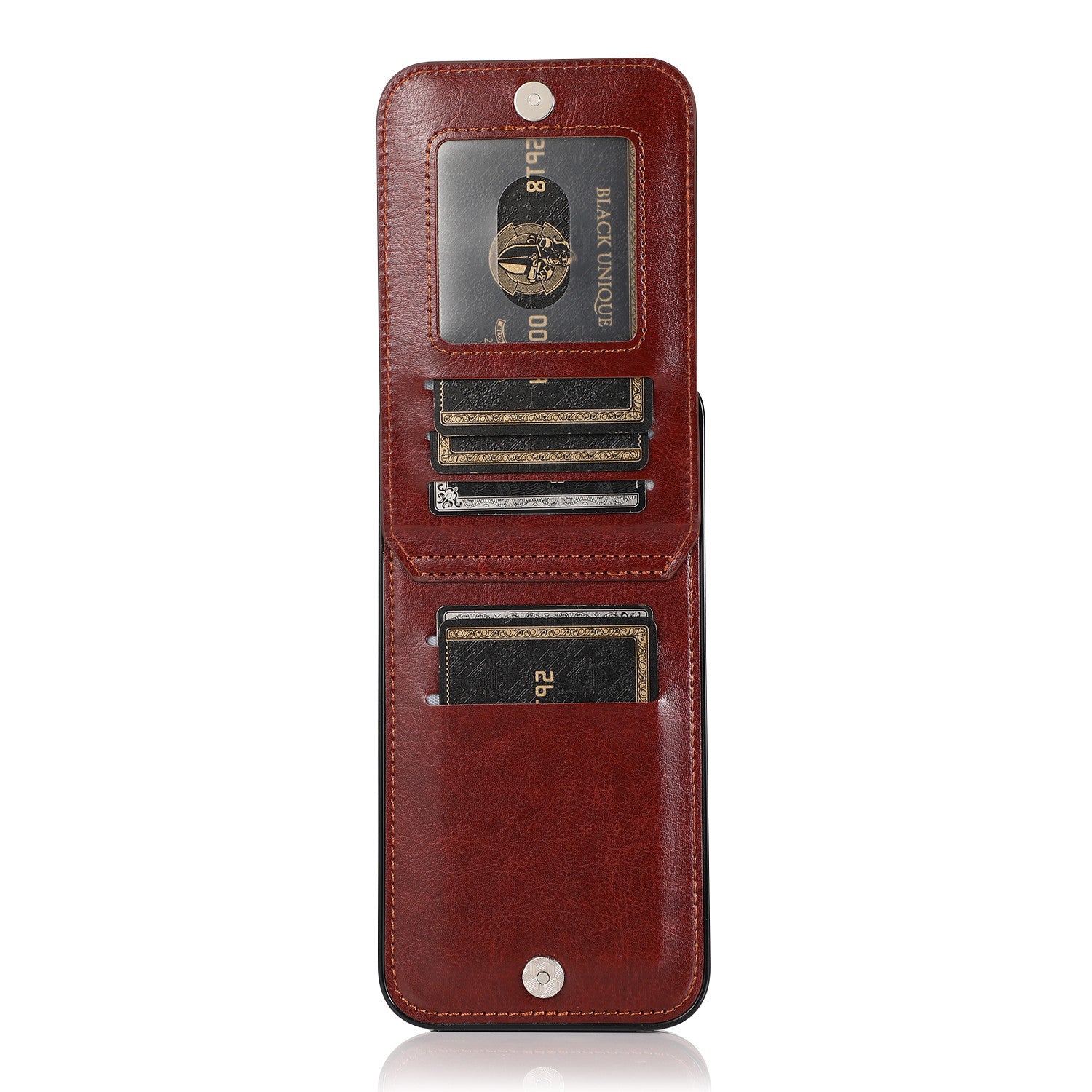 Luxury Flip Leather Wallet iPhone Case – Credit Card Holder, Kickstand, Premium & Durable Protection | Case for iPhone
