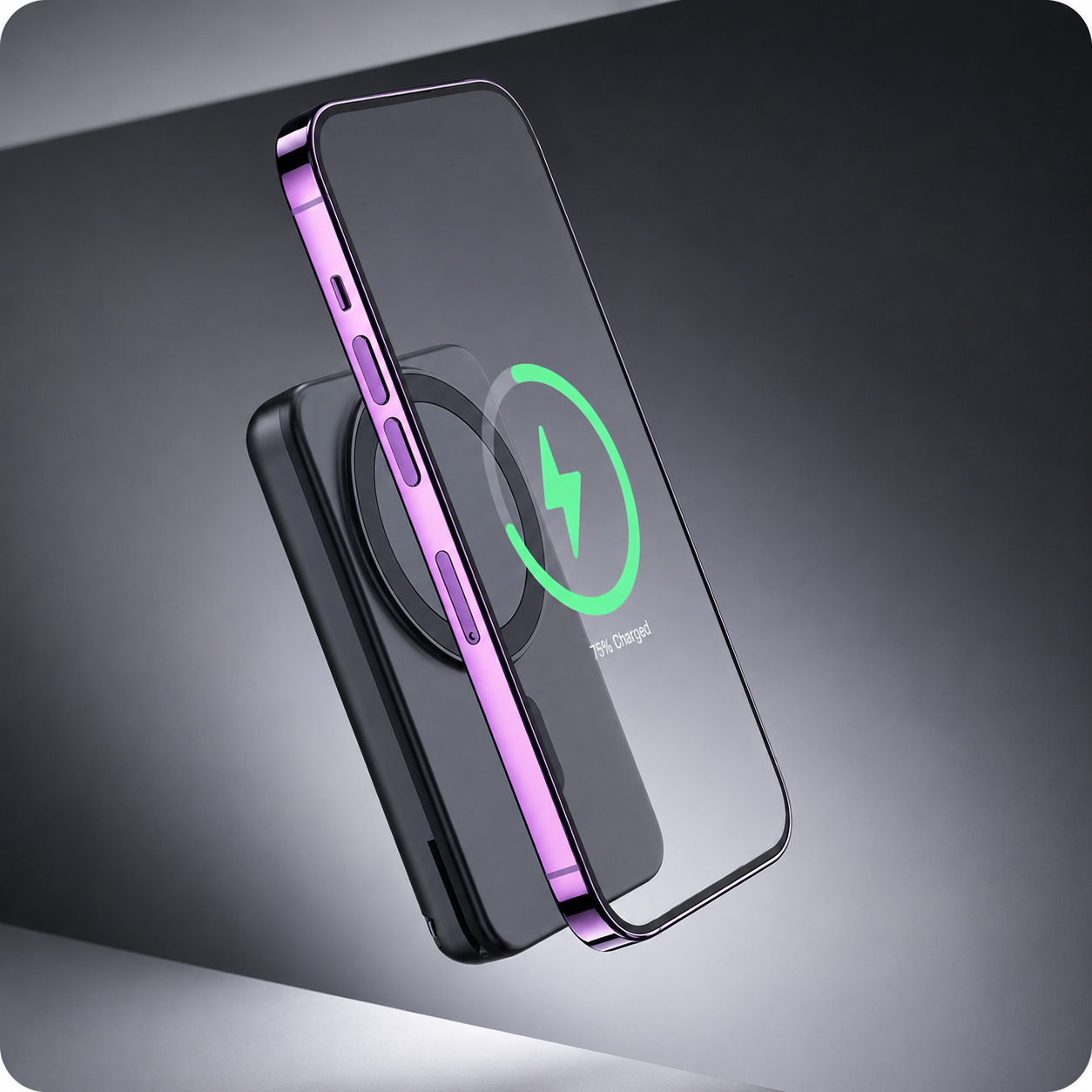 Premium 3-in-1 Magnetic Wireless Charging Station Fast Wireless Charger Portable Power Bank Foldable Charging Dock USB Type C Compatible with iPhone