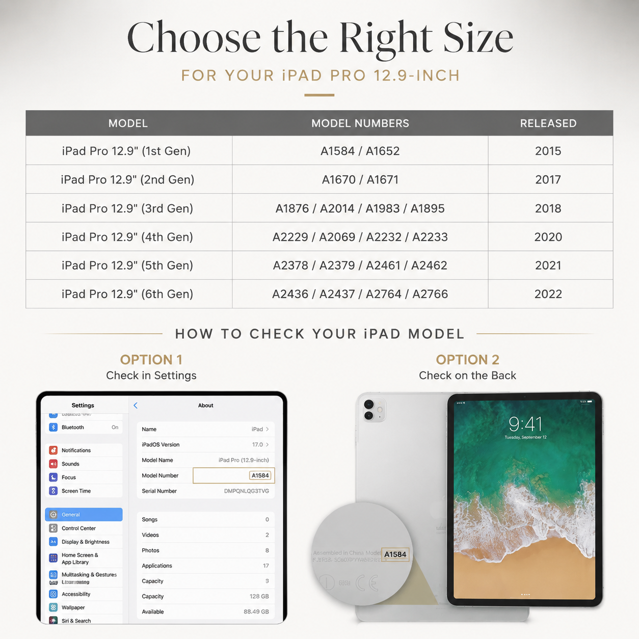 Premium 360° Rotating PU Leather iPad Case Smart Cover Auto Sleep Wake Shockproof Protective Stand Multi-Angle Tablet Case Compatible with iPad
