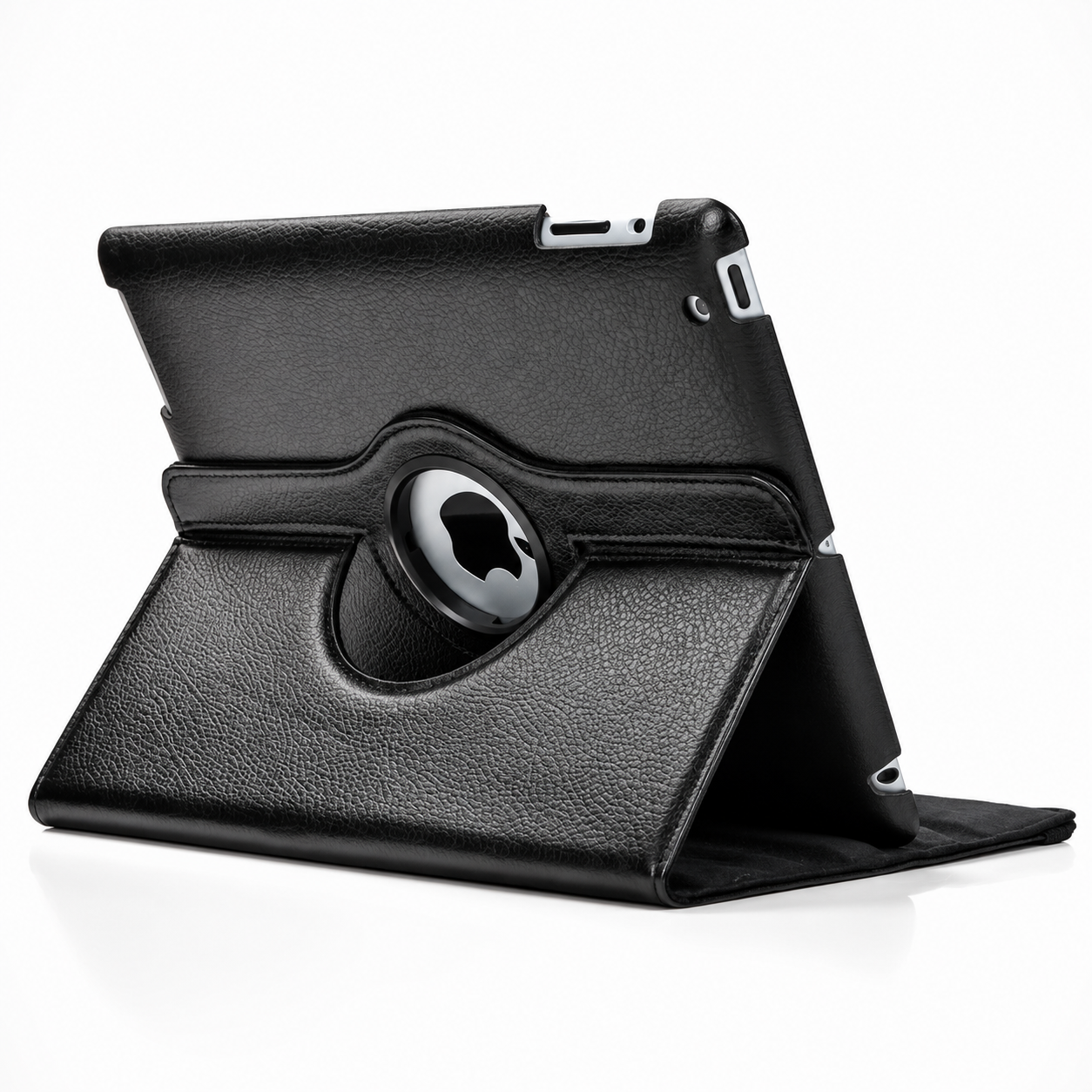 Premium 360° Rotating PU Leather iPad Case Smart Cover Auto Sleep Wake Shockproof Protective Stand Multi-Angle Tablet Case Compatible with iPad