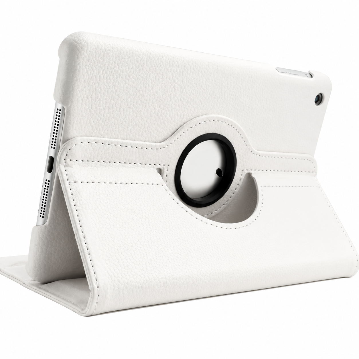 Premium 360° Rotating PU Leather iPad Case Smart Cover Auto Sleep Wake Shockproof Protective Stand Multi-Angle Tablet Case Compatible with iPad