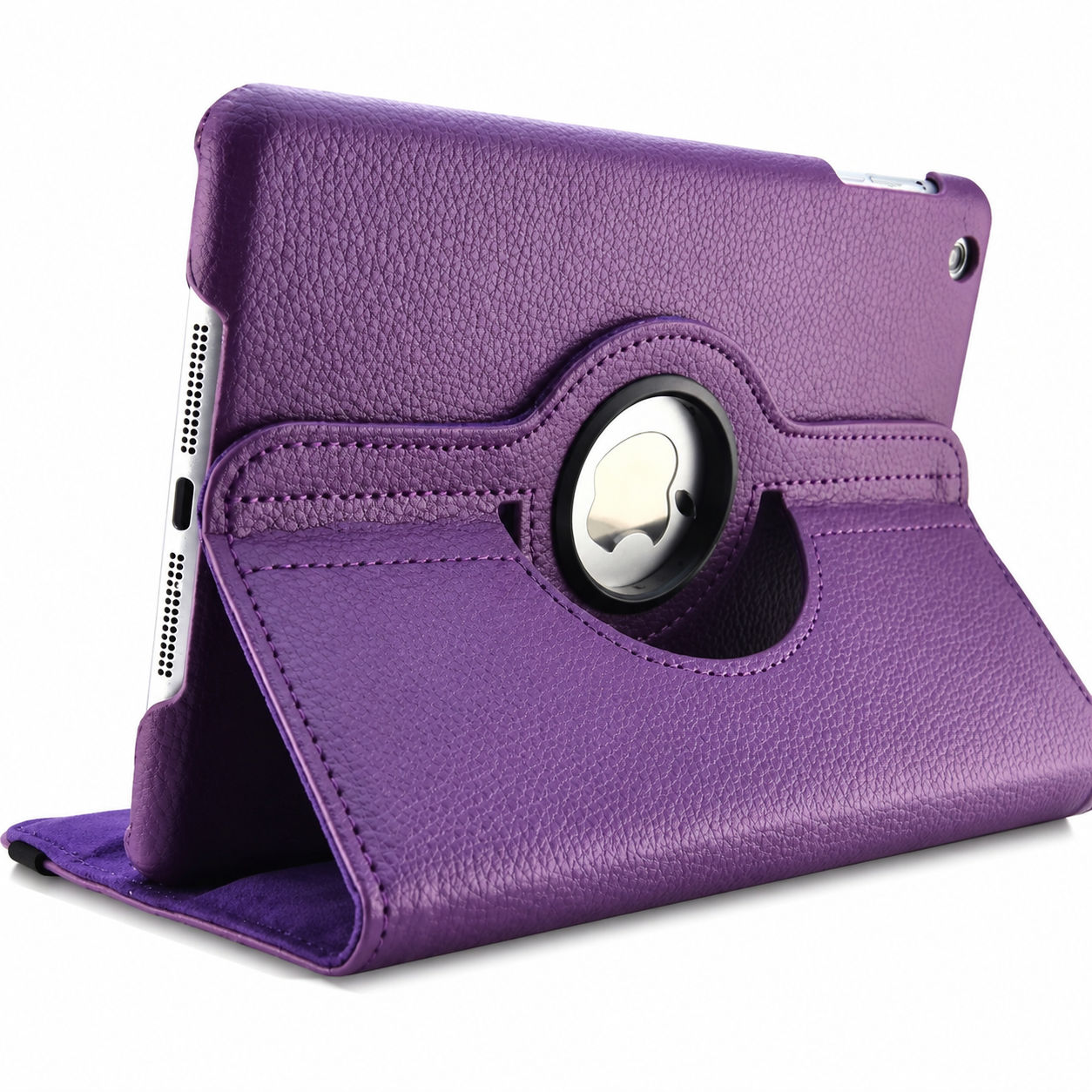 Premium 360° Rotating PU Leather iPad Case Smart Cover Auto Sleep Wake Shockproof Protective Stand Multi-Angle Tablet Case Compatible with iPad