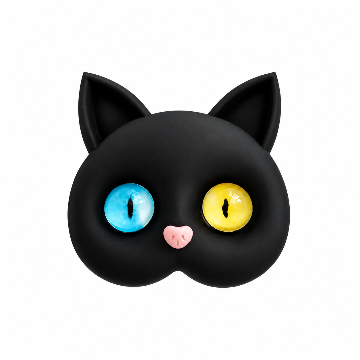 Premium 3D Cat Phone Grip Holder Korean INS Style Air Sac Griptok Finger Ring Stand Foldable Rotating Anti-Drop Phone Accessory Compatible with iPhone