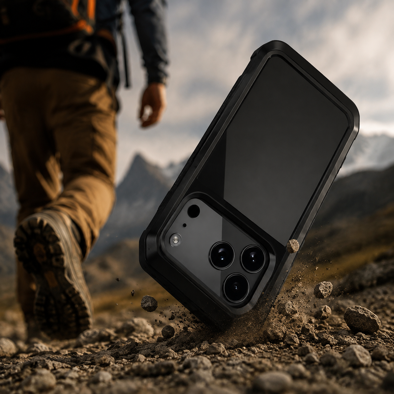 Premium Aluminum Armor iPhone Case – MagSafe Compatible Heavy Duty Shockproof Cover with Built-in Glass Screen Protector and Camera Lens Guard