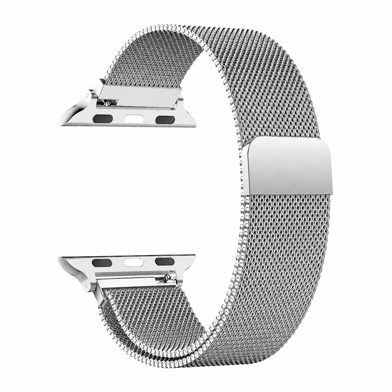 Premium Apple Watch Milanese Loop Band Stainless Steel Mesh Magnetic Adjustable Watch Strap Replacement Wristband Compatible with Apple Watch Bracelet