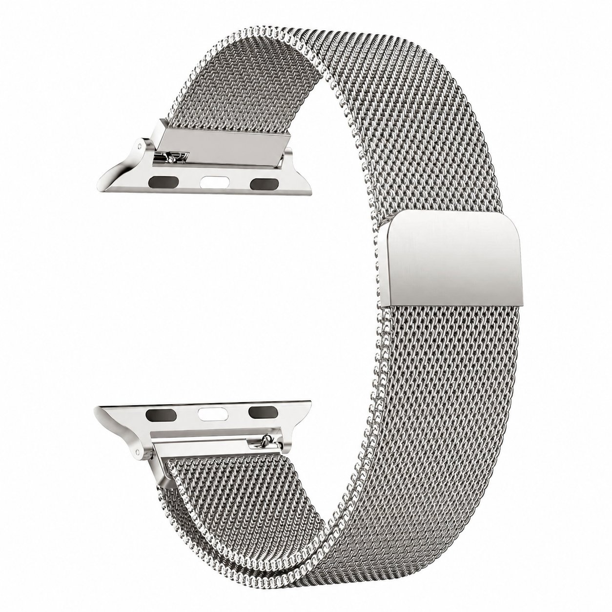 Premium Apple Watch Milanese Loop Band Stainless Steel Mesh Magnetic Adjustable Watch Strap Replacement Wristband Compatible with Apple Watch Bracelet