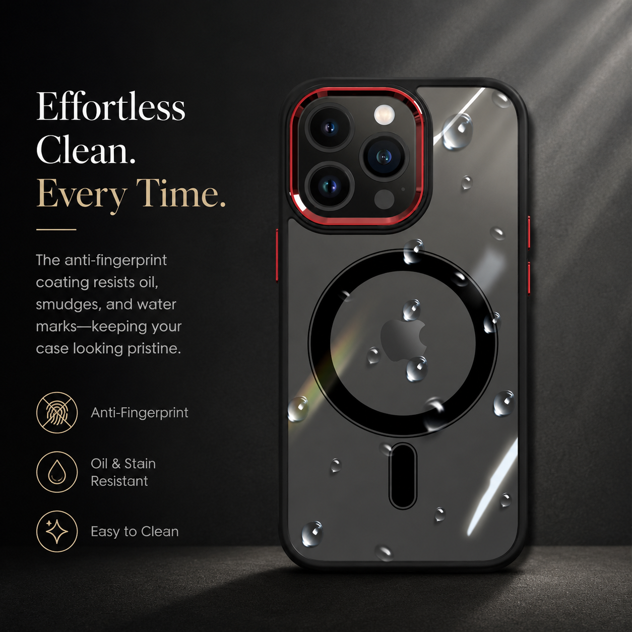 Premium Clear MagSafe iPhone Case Transparent PC Cover TPU Bumper Magnetic Wireless Charging Shockproof Slim Protective Cover Lens Protection