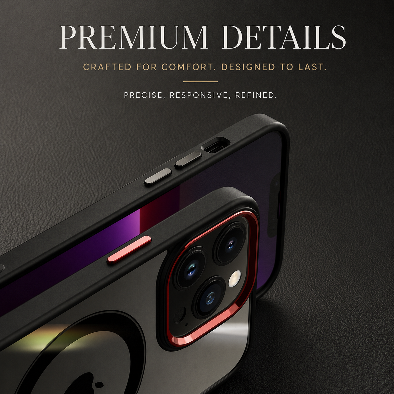 Premium Clear MagSafe iPhone Case Transparent PC Cover TPU Bumper Magnetic Wireless Charging Shockproof Slim Protective Cover Lens Protection