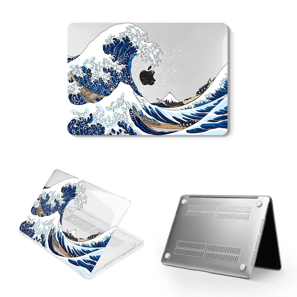 Premium Creative Picture Case for MacBook Air and Pro – Stylish Protective Cover for 13, 14, 15.3, 16 Inch Laptops, Compatible with M1, M2 Chip Devices