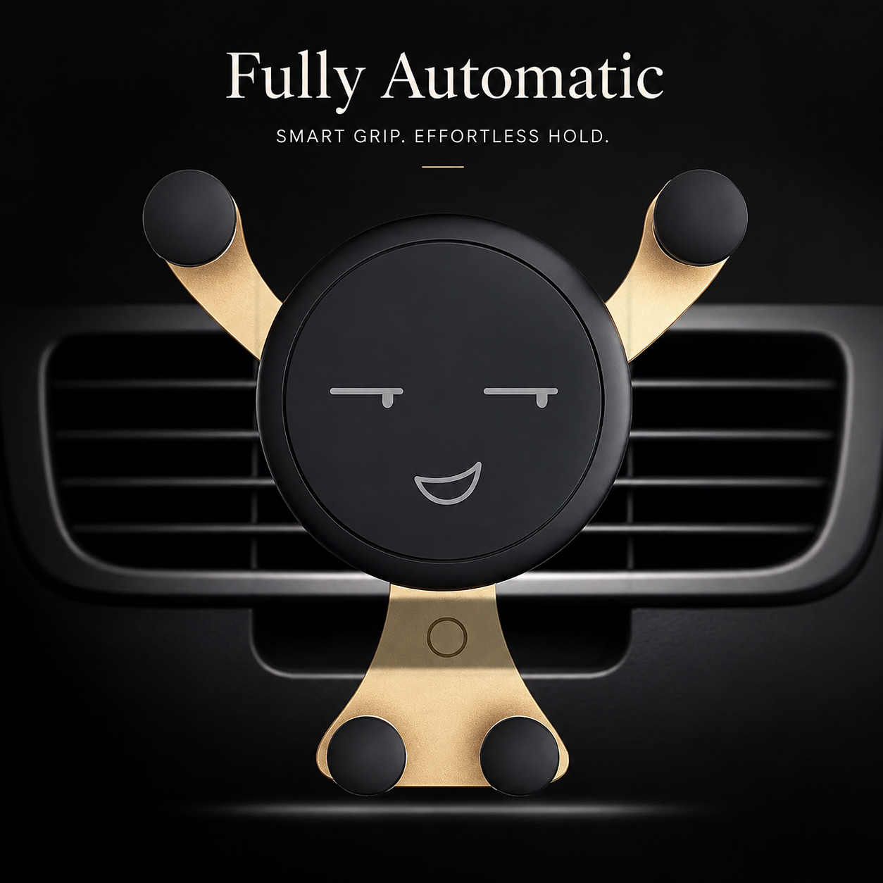 Premium Gravity Car Phone Holder Auto Lock Air Vent Phone Mount Hands-Free Smartphone Holder Anti-Slip Car Mount GPS Compatible with iPhone