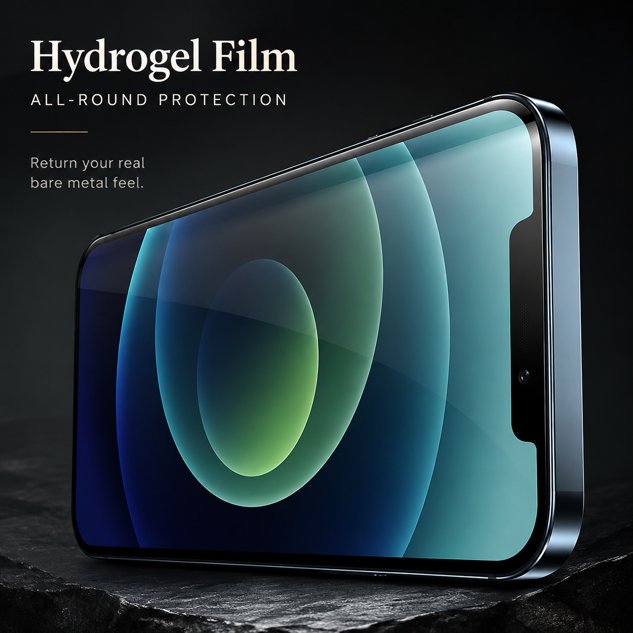 Premium Hydrogel Screen Protector Flexible Full Cover Protective Film Scratch Resistant Smooth Touch Impact Protection Compatible with iPhone
