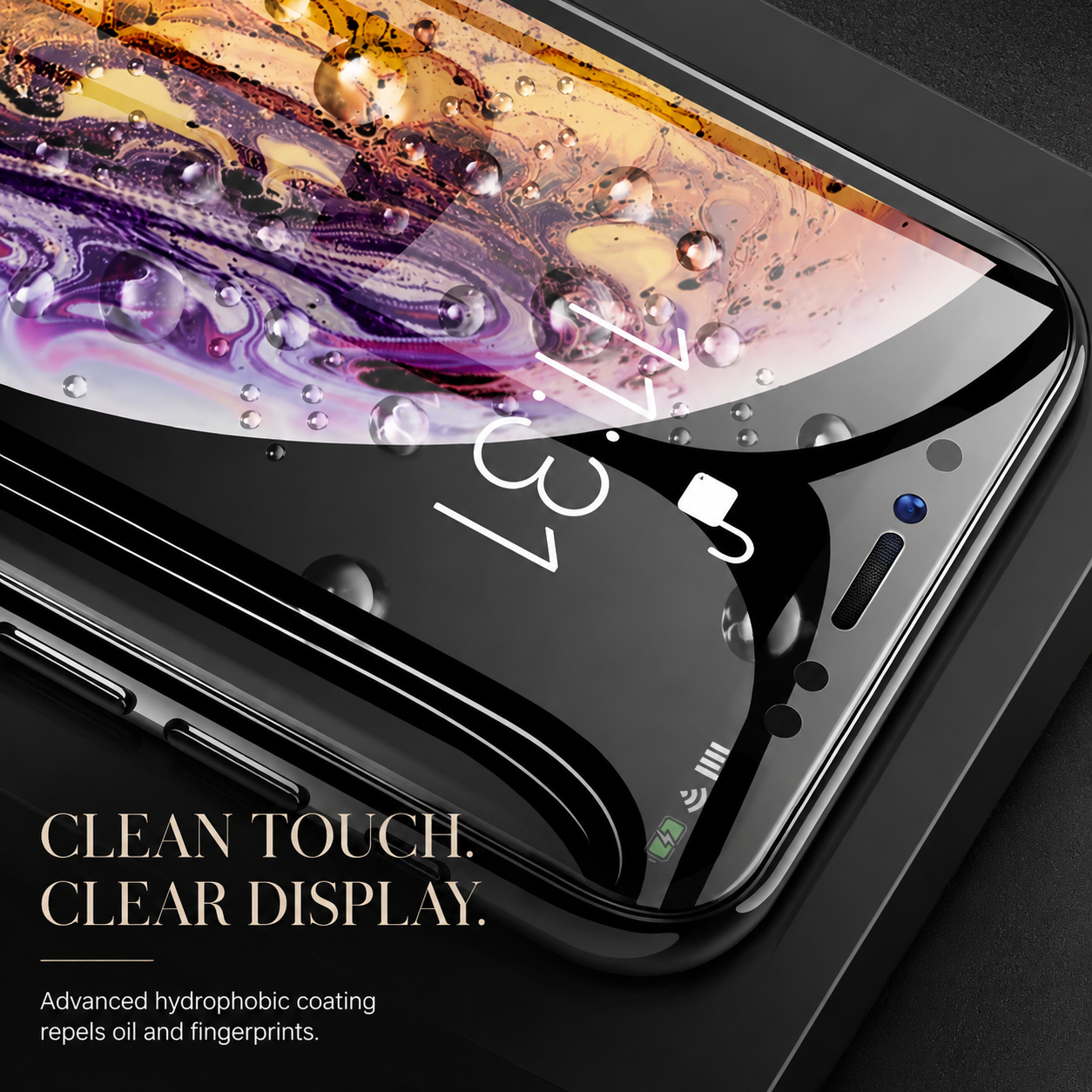 Premium Hydrogel Screen Protector Flexible Full Cover Protective Film Scratch Resistant Smooth Touch Impact Protection Compatible with iPhone