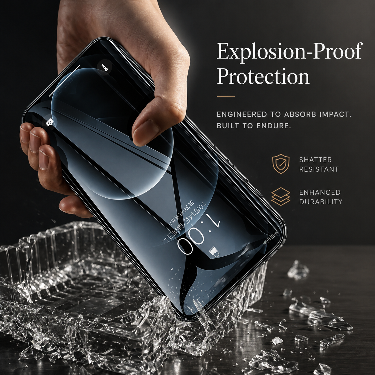 Premium Hydrogel Screen Protector Flexible Full Cover Protective Film Scratch Resistant Smooth Touch Impact Protection Compatible with iPhone