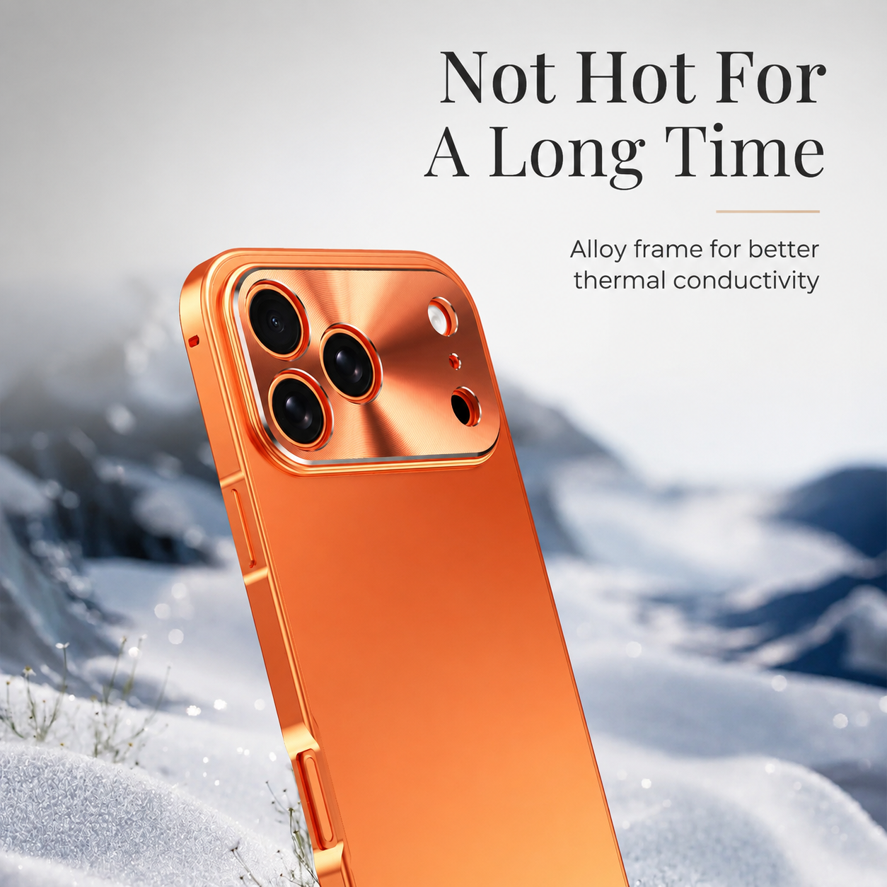 Premium Luxury iPhone Case Aluminum Alloy Frame Frosted Matte Backplate Cover Shockproof Camera Lens Protection Ultra Thin Slim Durable Design Finish
