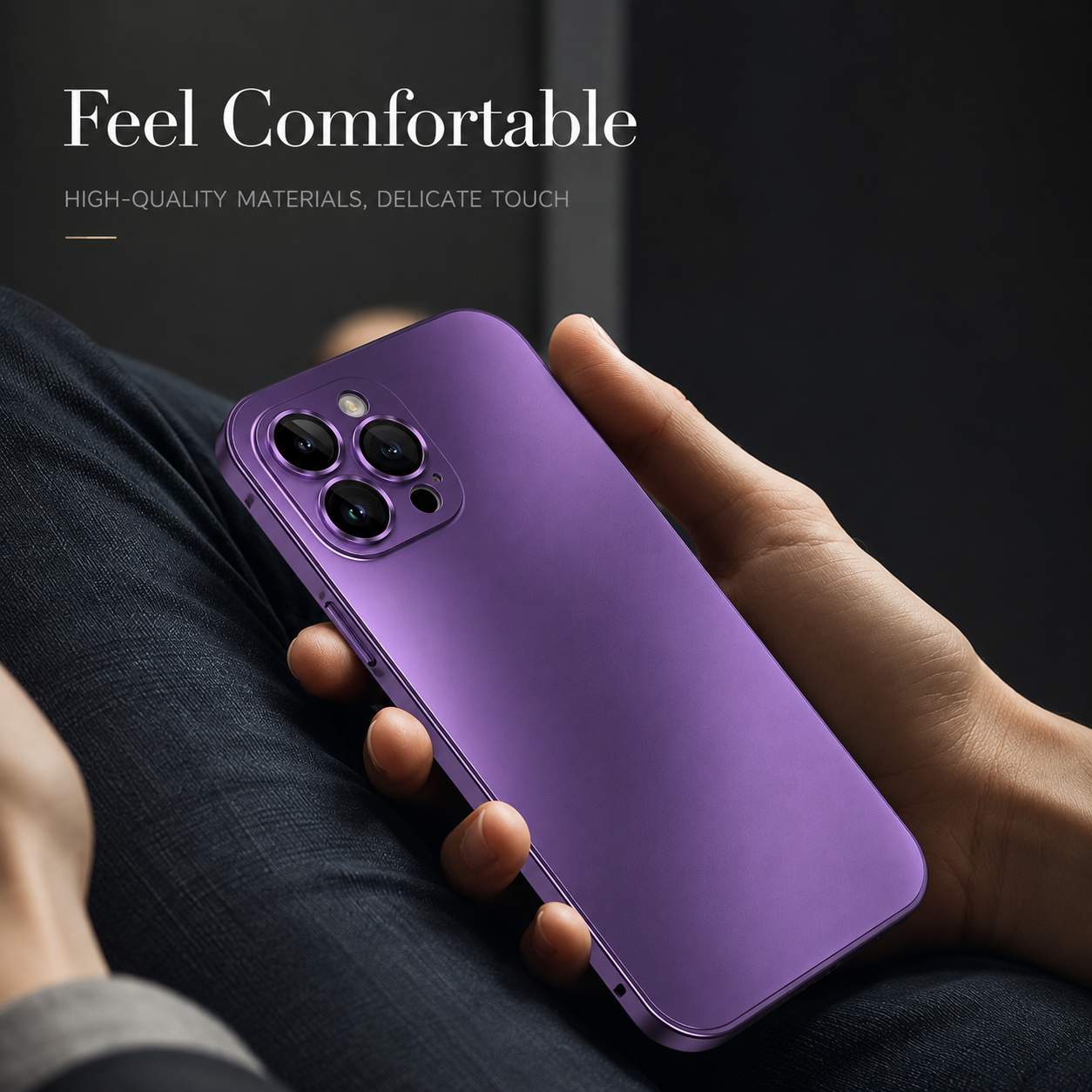 Premium Luxury iPhone Case Aluminum Alloy Frame PC Back Cover Shockproof Camera Protection Slim Lightweight Protective Durable Design Finish