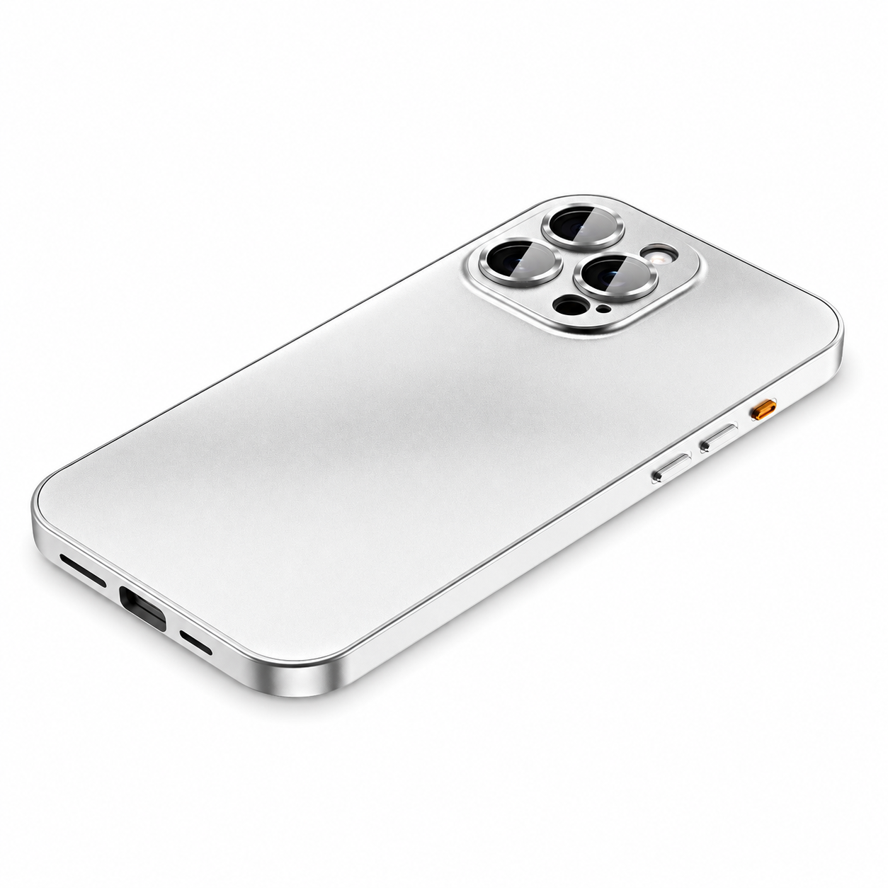 Premium Luxury iPhone Case Aluminum Alloy Frame PC Back Cover Shockproof Camera Protection Slim Lightweight Protective Durable Design Finish