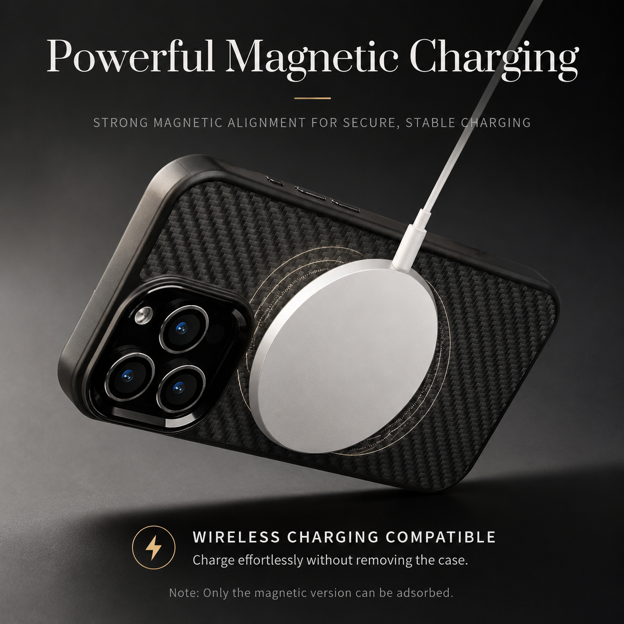 Premium Luxury iPhone Case Carbon Fiber Aramid Armor Cover Metal Frame Shockproof Full Coverage Wireless Charging Protective Durable Design Finish