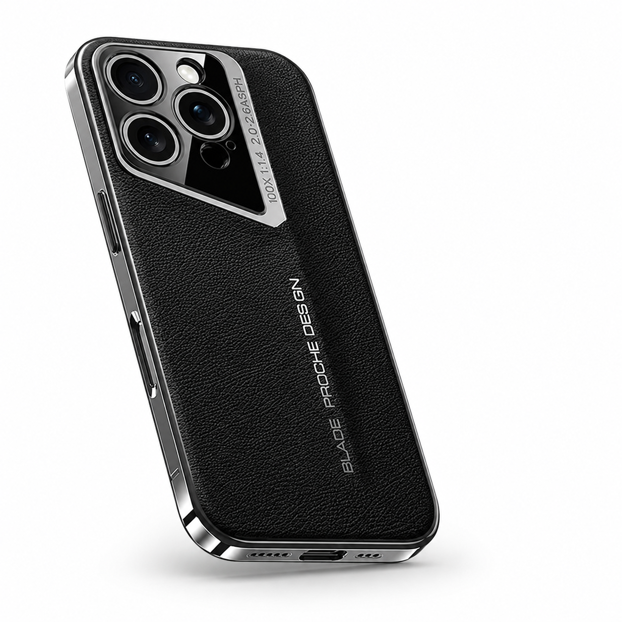 Premium Luxury iPhone Case Electroplated Genuine Leather Cover Hard PC Back TPU Frame Shockproof Camera Lens Protection Slim Anti Slip Design Finish