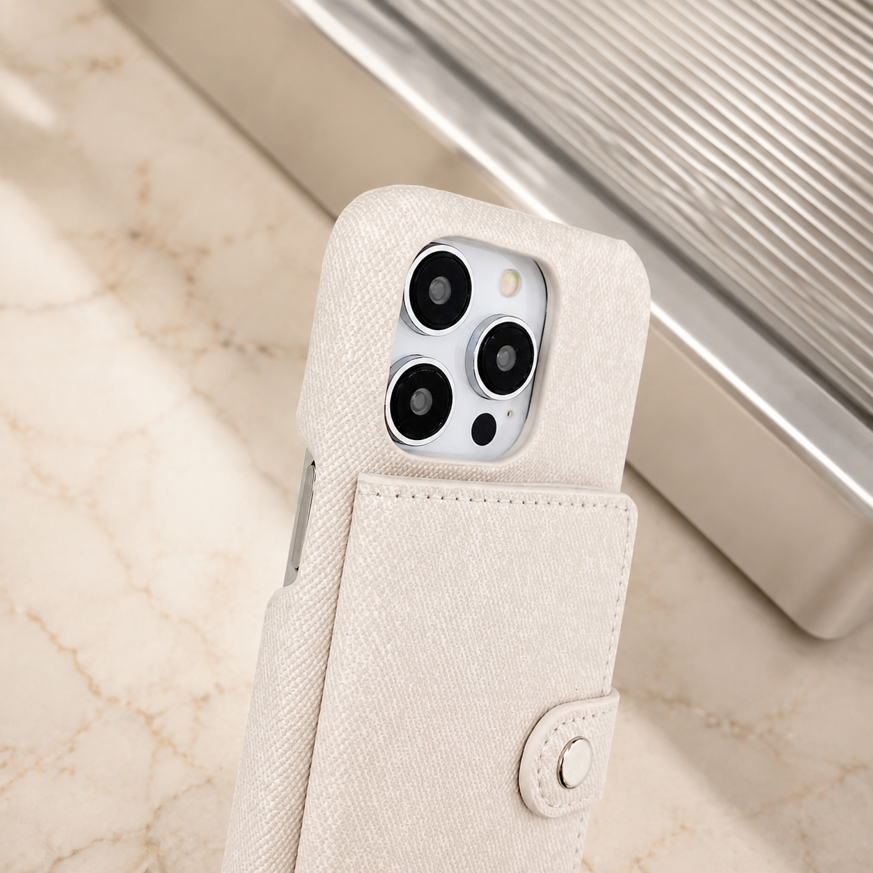 Premium Luxury iPhone Case Leather Wallet Crossbody Flip Cover PU Leather Card Pocket Shoulder Strap Shockproof Full Coverage Slim Design Finish