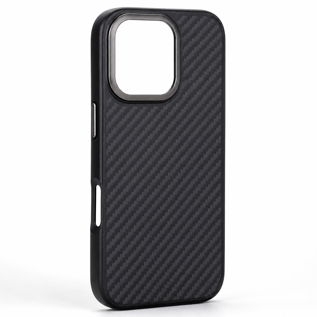 Premium Luxury iPhone Case MagSafe Compatible 1500D Aviation Carbon Fiber Cover Shockproof TPU Ultra Lightweight High Strength Protective Durable Design Finish