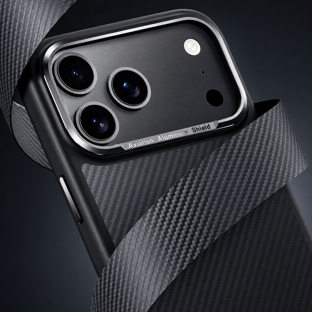 Premium Luxury iPhone Case MagSafe Compatible 600D Kevlar Aramid Fiber Cover Magnetic Shockproof Half Wrapped Anti Fingerprint Protective Durable Design