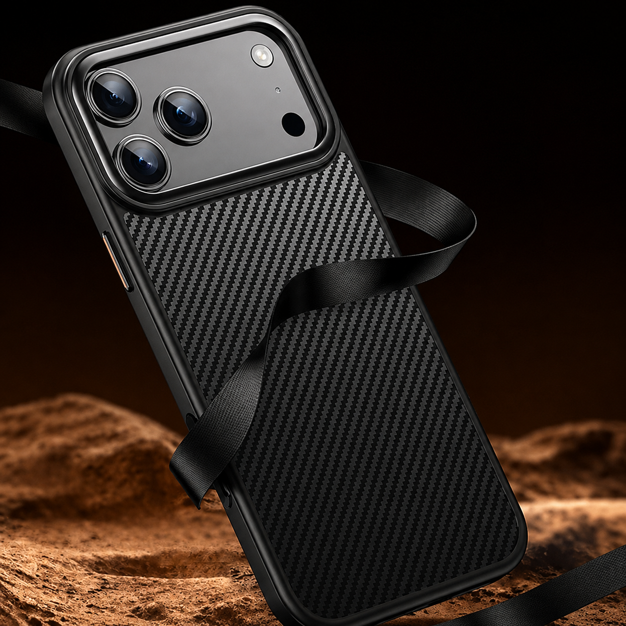 Premium Luxury iPhone Case MagSafe Compatible 600D Kevlar Carbon Fiber Cover TPU PC Hybrid Shockproof Anti Fingerprint Protective Durable Design