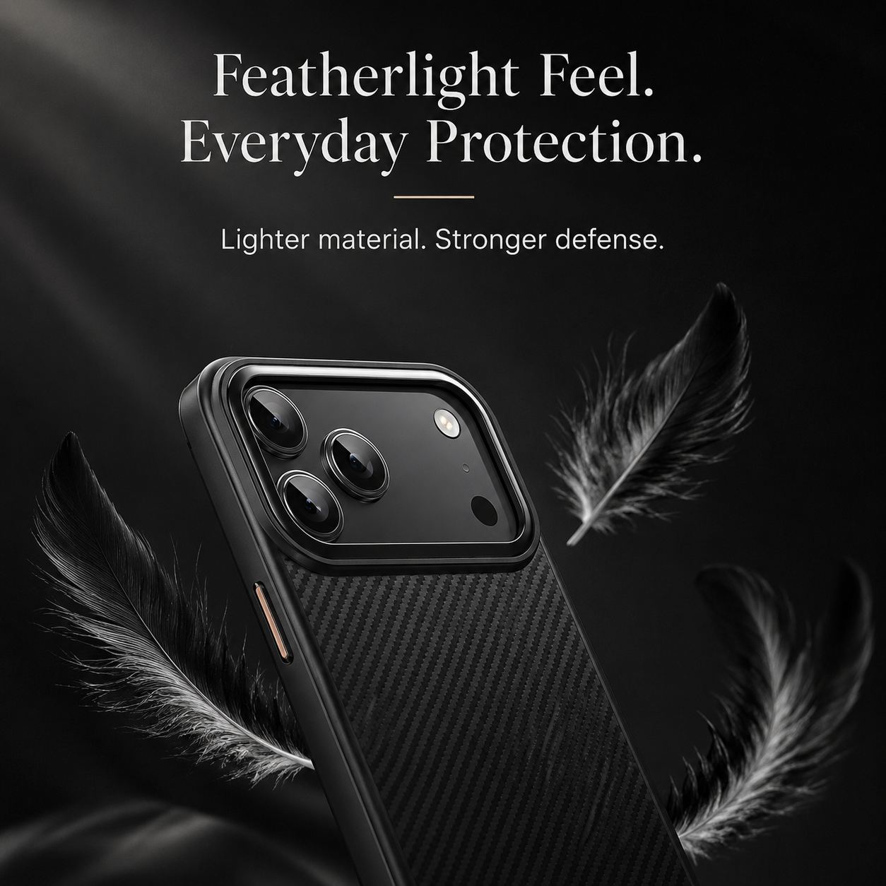 Premium Luxury iPhone Case MagSafe Compatible 600D Kevlar Carbon Fiber Cover TPU PC Hybrid Shockproof Anti Fingerprint Protective Durable Design