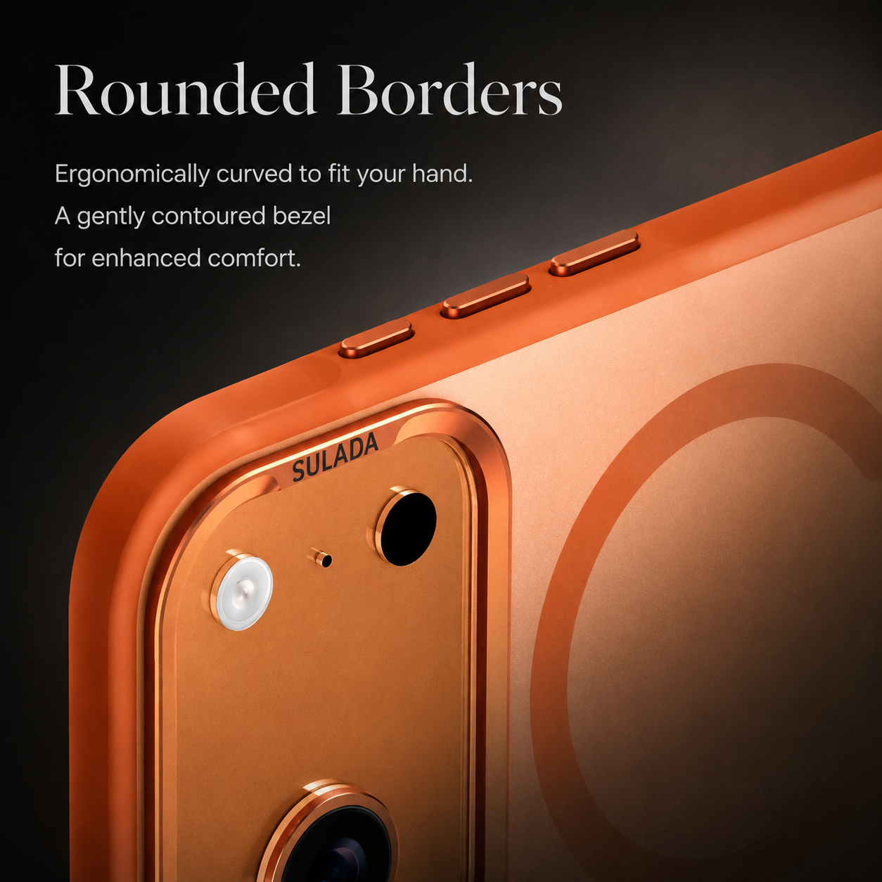 Premium Luxury iPhone Case MagSafe Compatible Alloy Lens Frame Matte Cover Translucent PC TPU Hybrid Shockproof Protective Durable Design Finish