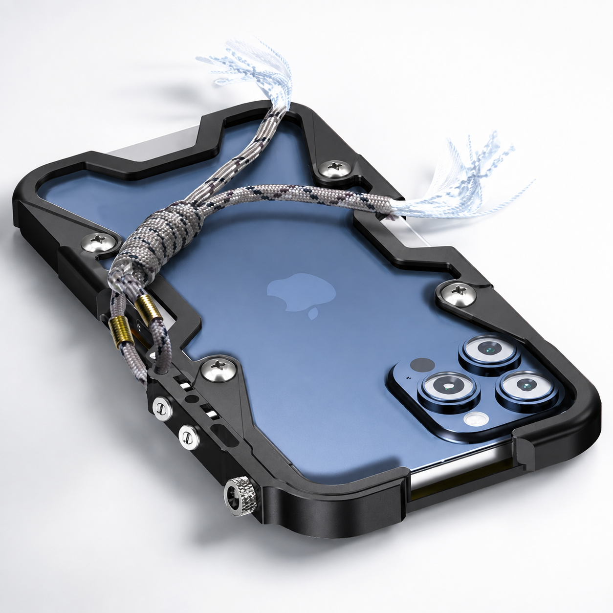 Premium Luxury iPhone Case MagSafe Compatible Aluminum Armor Frame Cover Shockproof Heavy Duty Bumper Rugged Protective Slim Design Finish