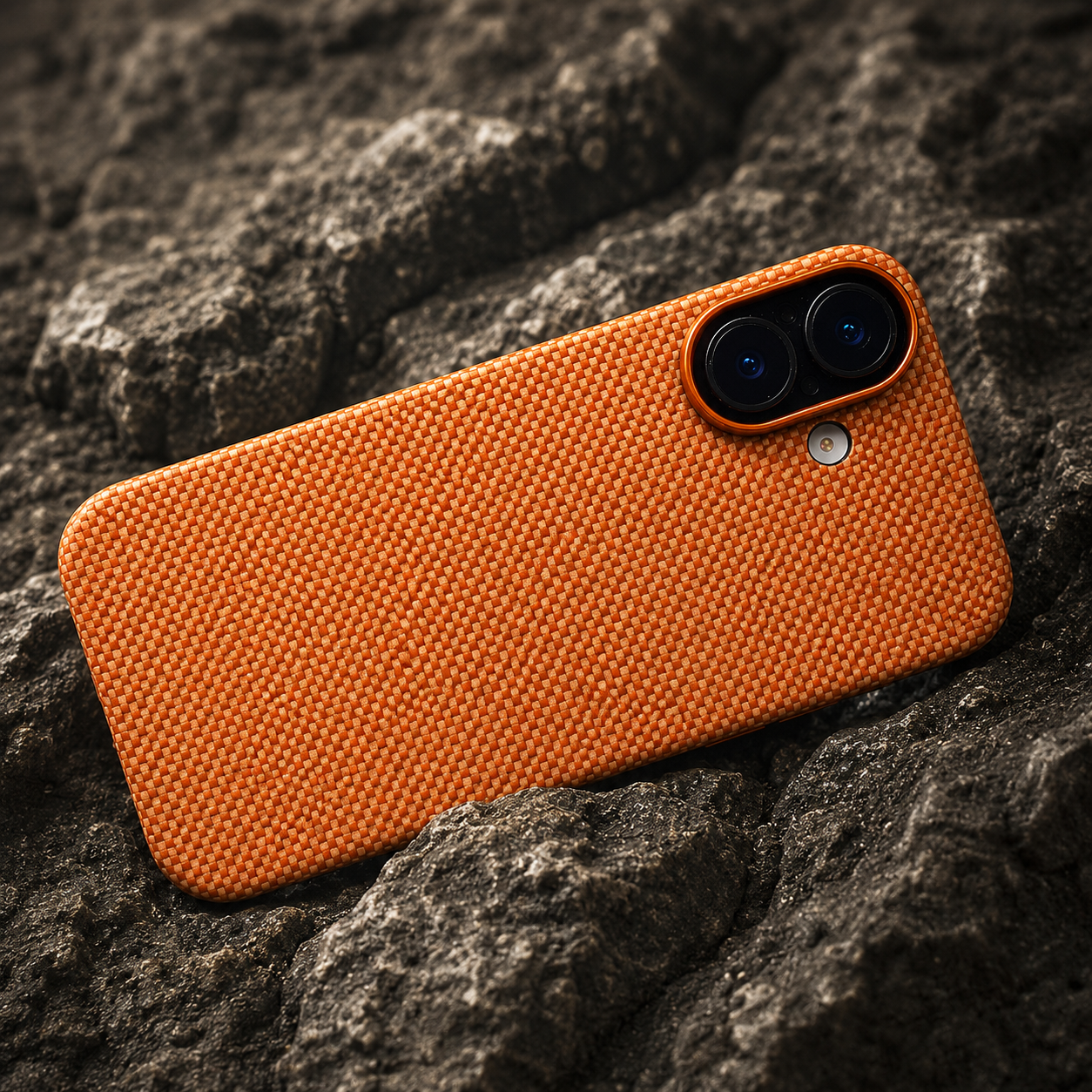 Premium Luxury iPhone Case MagSafe Compatible Carbon Aramid Fiber Cover Kevlar Build Shockproof Full Body Protective Durable Design Finish Matte