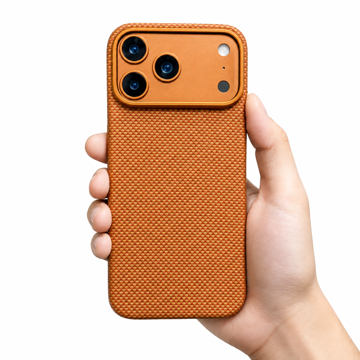 Premium Luxury iPhone Case MagSafe Compatible Carbon Aramid Fiber Cover Kevlar Build Shockproof Full Body Protective Durable Design Finish Matte
