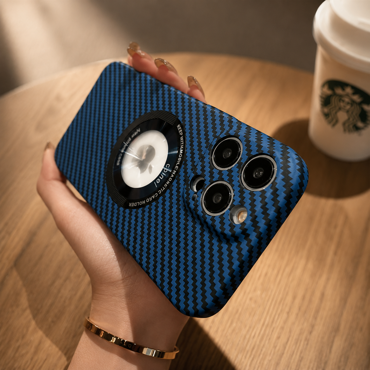 Premium Luxury iPhone Case MagSafe Compatible Carbon Fiber Magnetic Cover Shockproof Camera Lens Protection Slim Lightweight Protective Design Finish