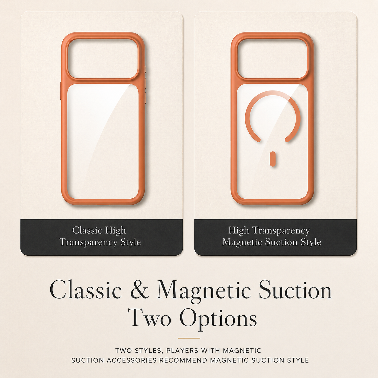 Premium Luxury iPhone Case MagSafe Compatible Clear Armor Cover AI Camera Button Shockproof Anti Scratch Full Protection Durable Protective Design