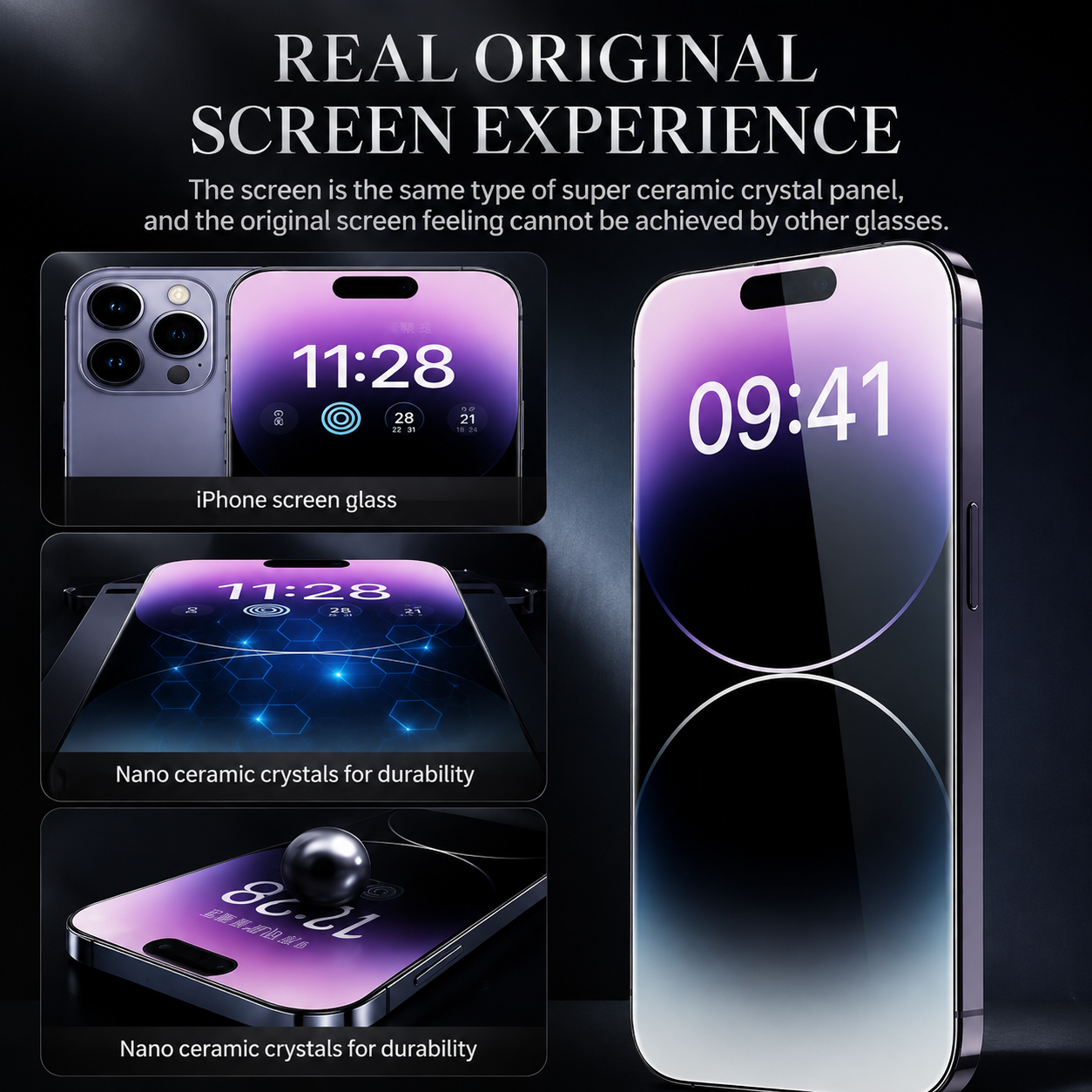 Premium Luxury iPhone Case MagSafe Compatible Double Sided Tempered Glass Metal Frame Cover Shockproof 360 Full Body Magnetic Fit Camera Protection Slim Design Finish