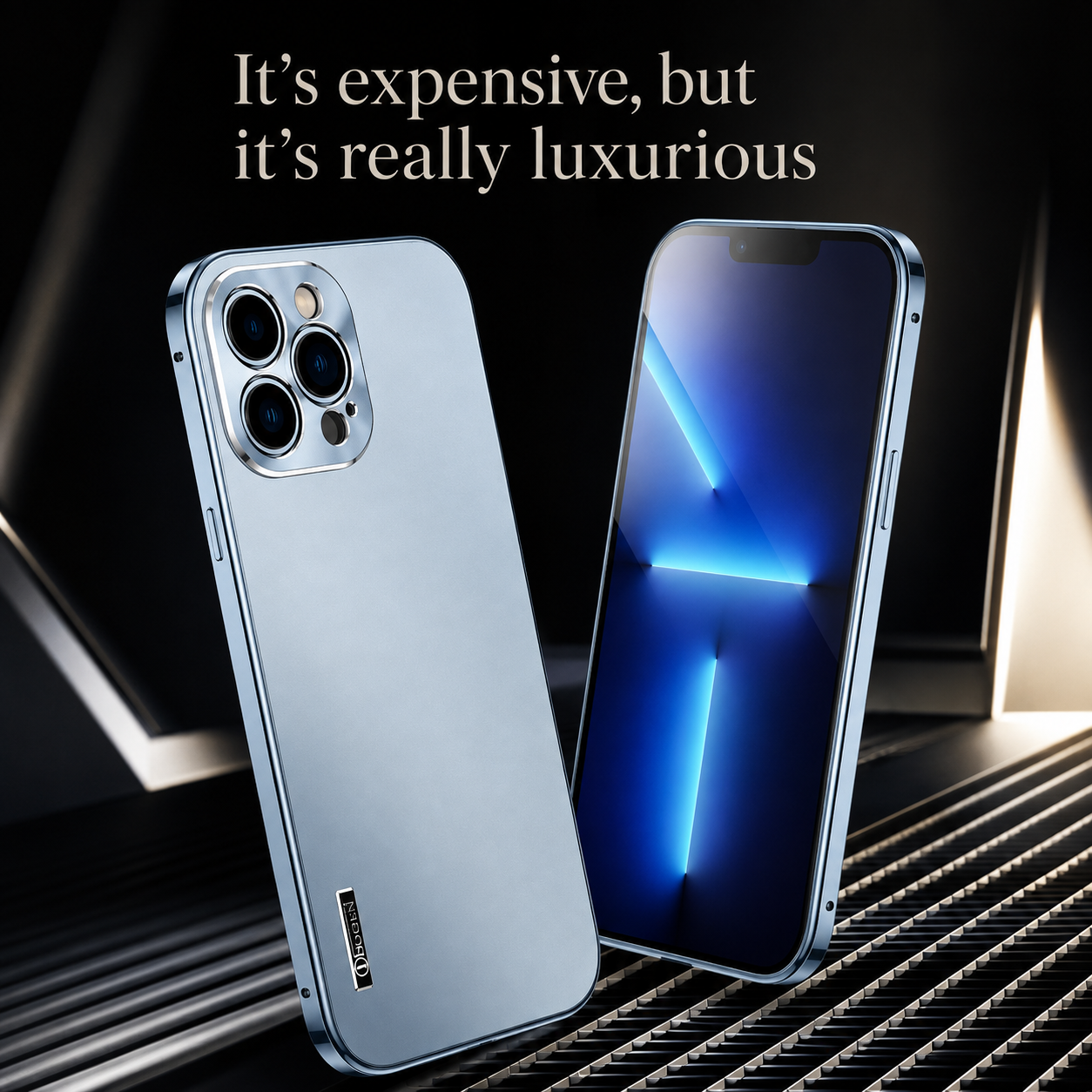 Premium Luxury iPhone Case MagSafe Compatible Double Sided Tempered Glass Privacy Cover Metal Frame Shockproof 360 Full Body Camera Protection Slim Design Finish