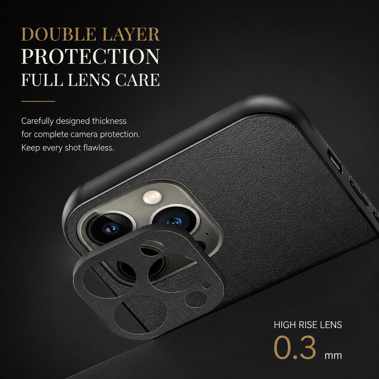 Premium Luxury iPhone Case MagSafe Compatible Genuine Leather Cover Magnetic Shockproof Camera Protection Slim Protective Durable Design Finish