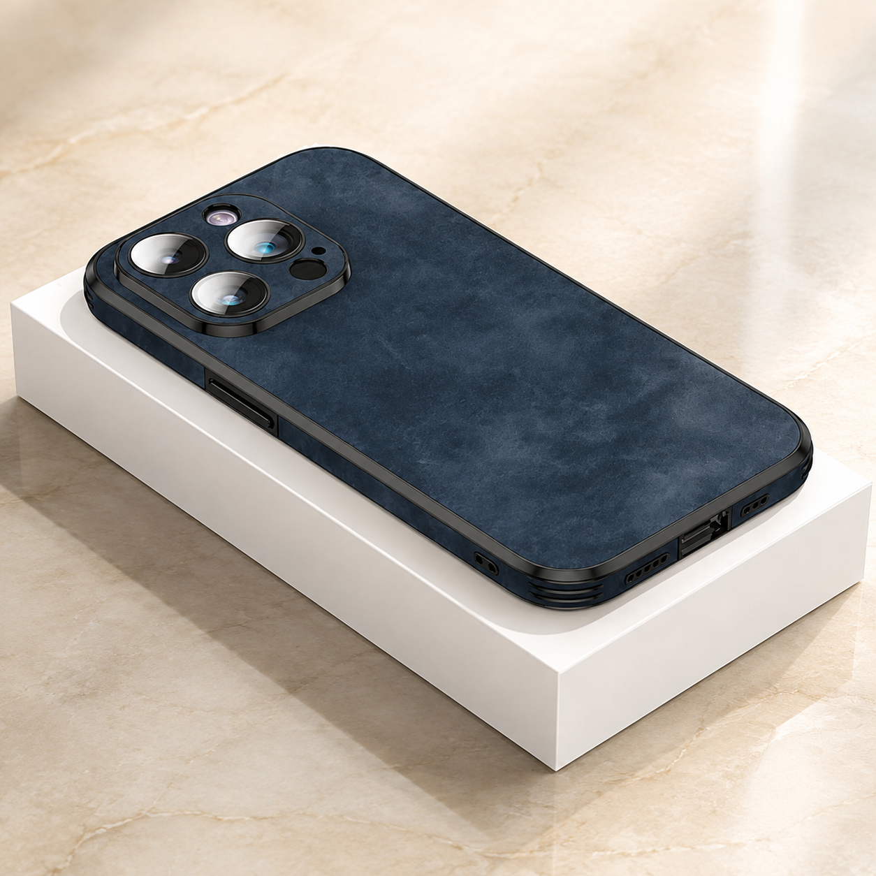 Premium Luxury iPhone Case MagSafe Compatible Genuine Leather Cover Shockproof Camera Lens Protection Slim Protective Durable Design Finish Style