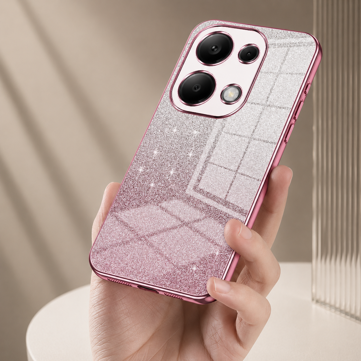 Premium Luxury iPhone Case MagSafe Compatible Glitter TPU Cover Shockproof Camera Lens Protection Slim Protective Durable Design Finish Style Matte