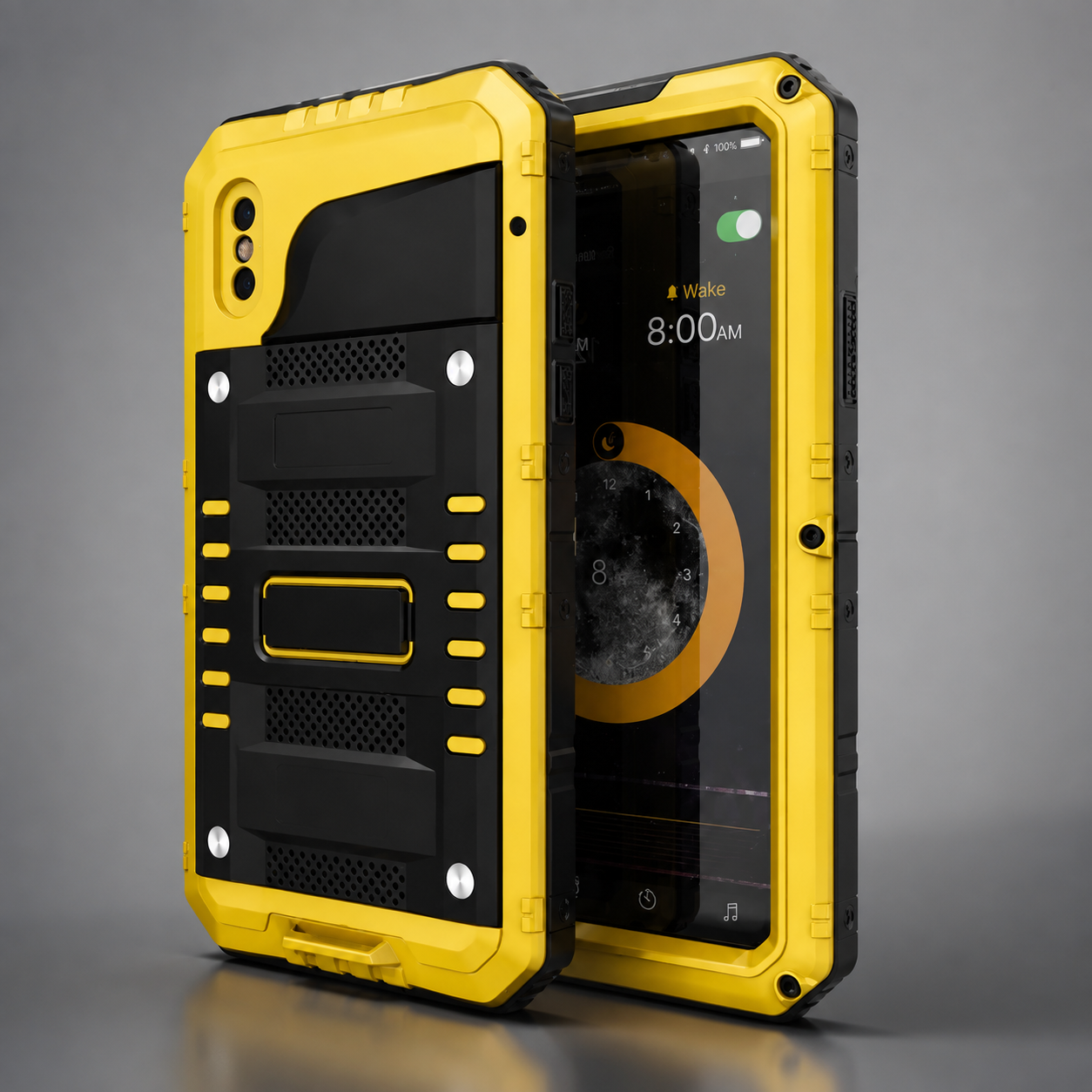 Premium Luxury iPhone Case MagSafe Compatible IP68 Waterproof Aluminum Armor Cover Shockproof Full Body Protection Camera Lens Guard Rugged Design Finish