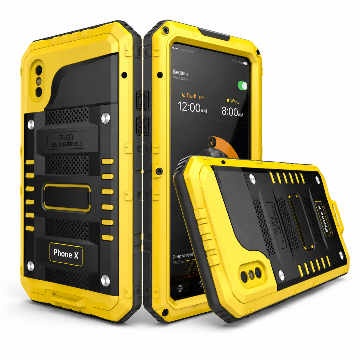 Premium Luxury iPhone Case MagSafe Compatible IP68 Waterproof Aluminum Armor Cover Shockproof Full Body Protection Camera Lens Guard Rugged Design Finish